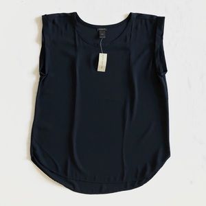 Ann Taylor Women’s Cuffed Sleeve Blouse: Size L